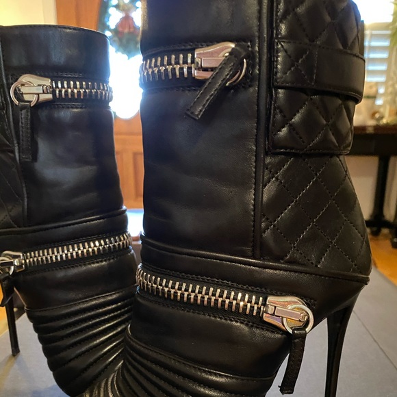 Giuseppe Zanotti Moto Zipper Booties - Picture 5 of 7